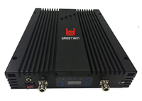 Amplificador de banda tripla repetidor de sinal móvel de 15dBm GSM 850 AWS1700