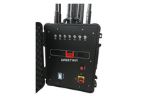 Jammer de sinal de alta potência 250W 150m alcance OEM com antenas omnidirecionais